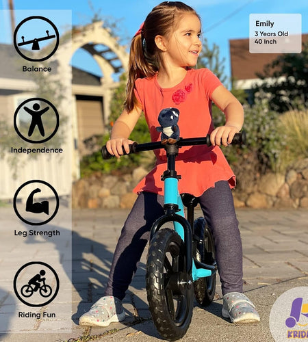 Toddler Balance Bike 2 Year Old, Age 18 Months to 5 Years Old, Early Learning Interactive Push Bicycle with Steady Balancing, Gift Bike for 2-5 Boys Girls