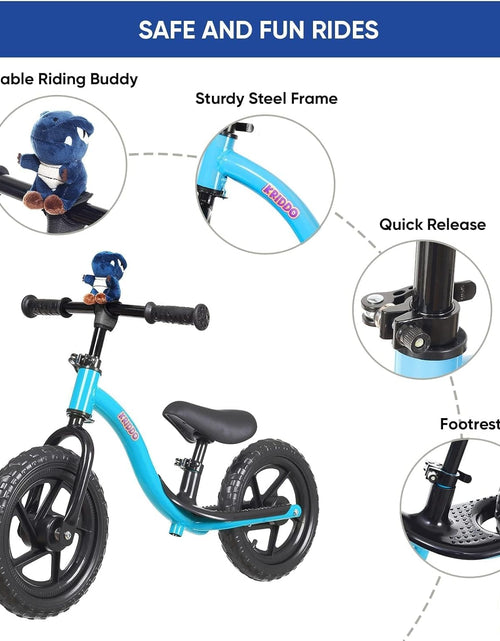Load image into Gallery viewer, Toddler Balance Bike 2 Year Old, Age 18 Months to 5 Years Old, Early Learning Interactive Push Bicycle with Steady Balancing, Gift Bike for 2-5 Boys Girls
